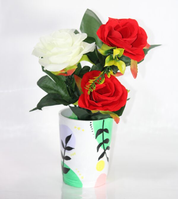 Pop Rose Flower Pot- Set of 2 Pcs