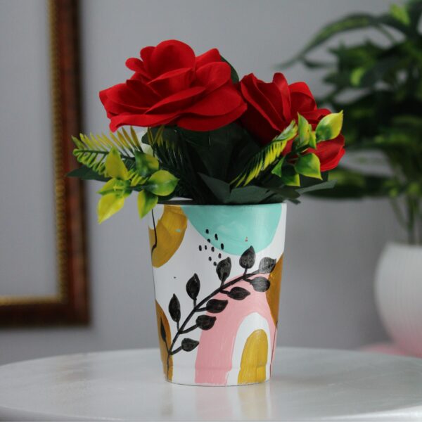 Serenity Rose Flower Pot- Set of 2 Pcs
